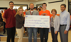 RSC Engineering Donated $1000 to Roseville High School 