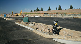 Lowe's Parking Lot Construction, Lincoln