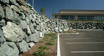 Lowe's, Martell, Retaining Wall