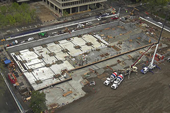New Natural Resource Headquarters during construction, Sacramento