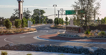 Roundabout at Rocklin Crossings