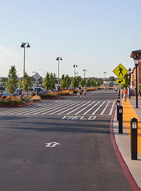 Driveway near Walmart, Rocklin Crossings